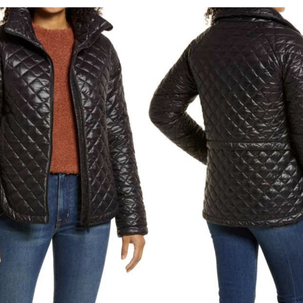 Sam Edelman Black Quilted Jacket